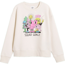 (GAP x JEREMY VILLE joint) stylish fleece sports sweatshirt for boys and girls 847121