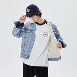 Gap, зимняя бархатная джинсовая удерживающая тепло куртка для отдыха