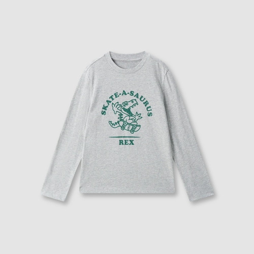 Gap, осенний детский лонгслив для мальчиков, в западном стиле, детская одежда