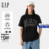 Gap Весенняя хлопковая футболка с коротким рукавом подходит для мужчин и женщин, с печатью вашего логотипа, в американском стиле