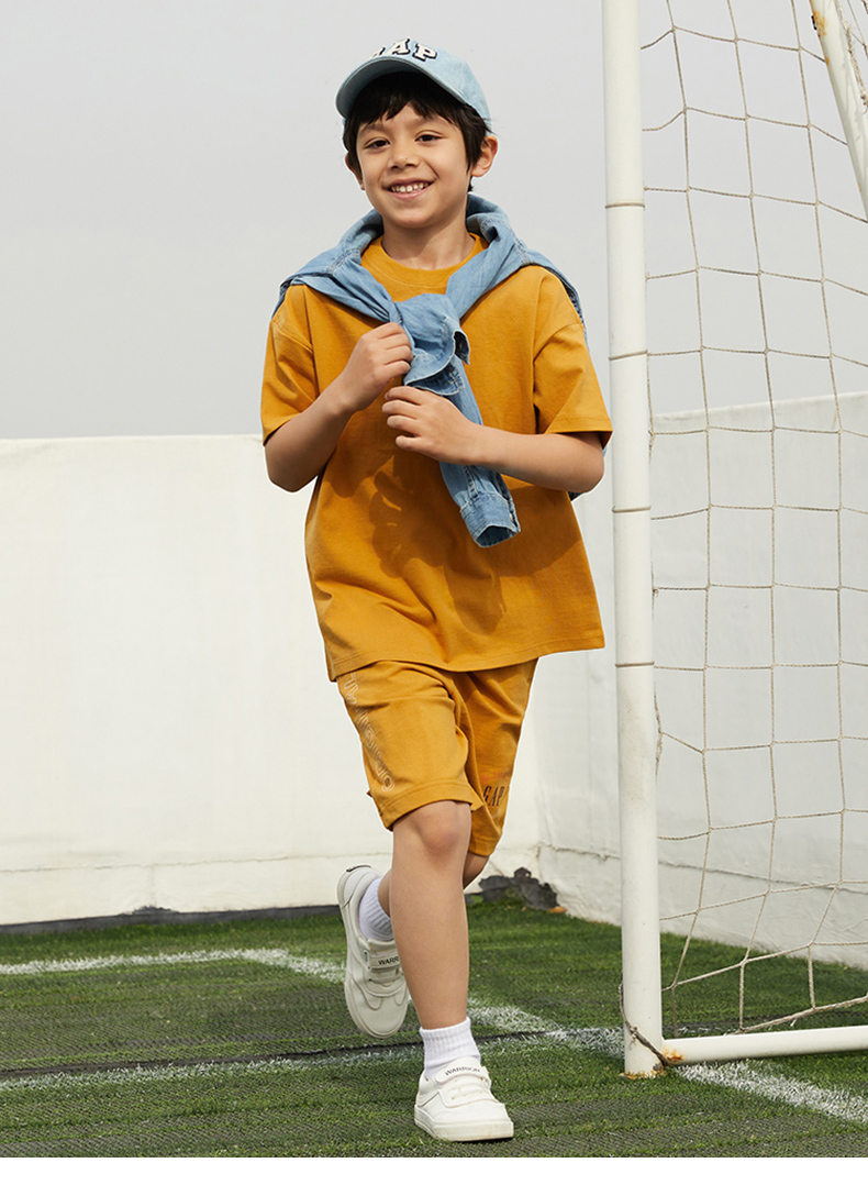 Gap 盖璞 2022年春季款 纯棉 男童休闲短裤 天猫优惠券折后¥79包邮(¥149-70)110-160cm码4色可选