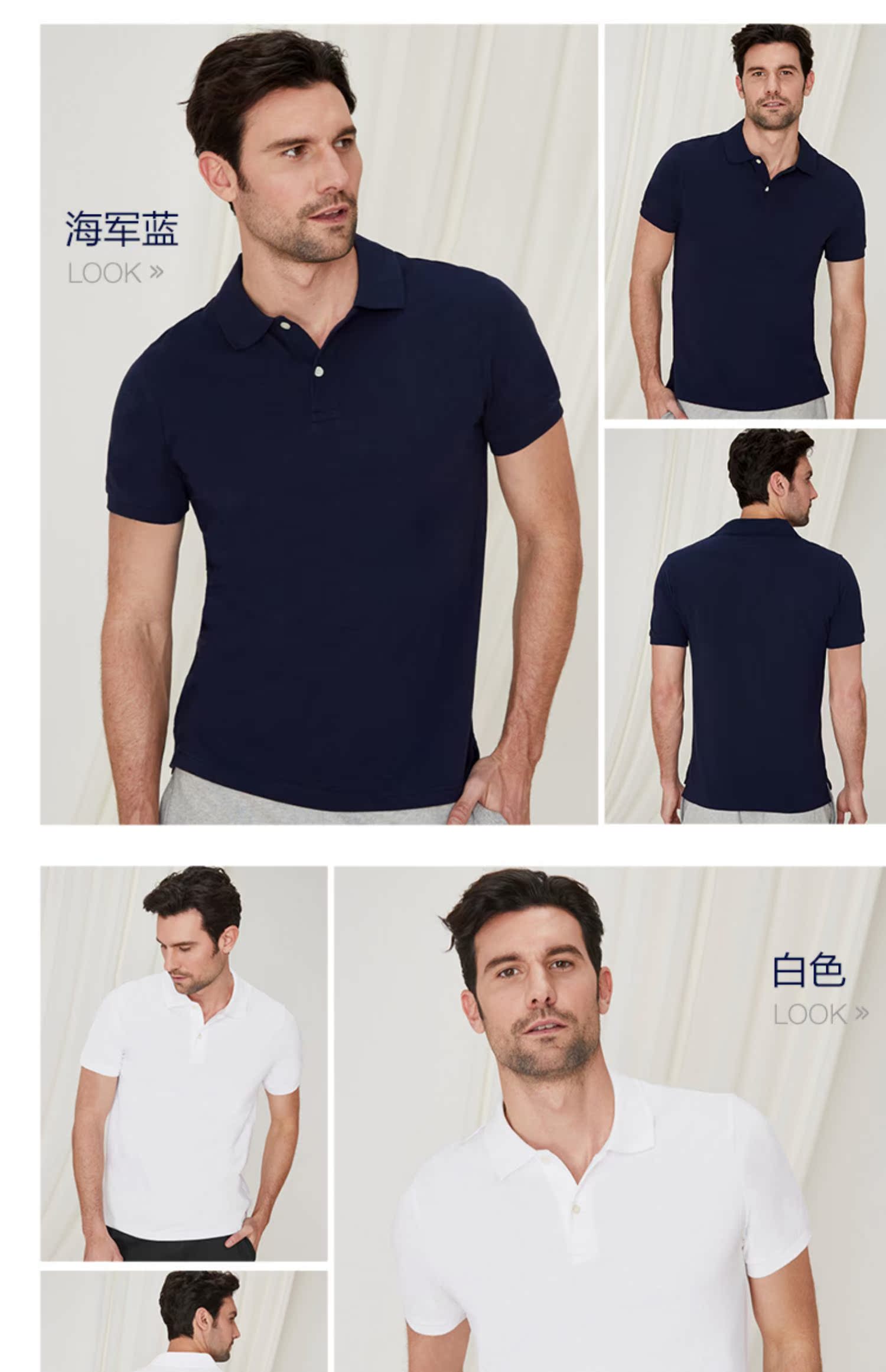 Áo thun cotton nam ngắn tay Gap mùa hè 556585 E Áo thun mỏng cho nam hàng đầu - Polo áo thun nam đẹp