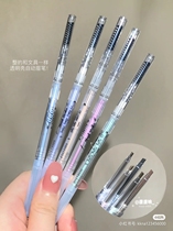 FLORTTE Flower Lolia Double Head Very Fine Eyebrow Pen Women Waterproof Long-lasting Non-decolorization Ultra-fine floral headdress Luolia