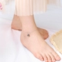 [South Lane] Nhẫn bạc sterling sterling vòng chân ba màu pha lê Nhật Bản và Hàn Quốc đơn giản nhẫn chân dễ thương món quà trang sức ngọt ngào lắc chân nữ titan