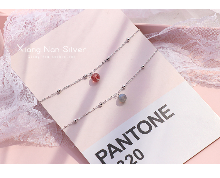 Chaine de cheville Femme en Argenterie - Ref 3103473 Image 8