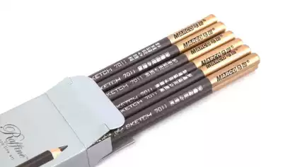 Marco MARCO7011 Drawing and sketching special powder brush Brown pencil sketch sketch pen