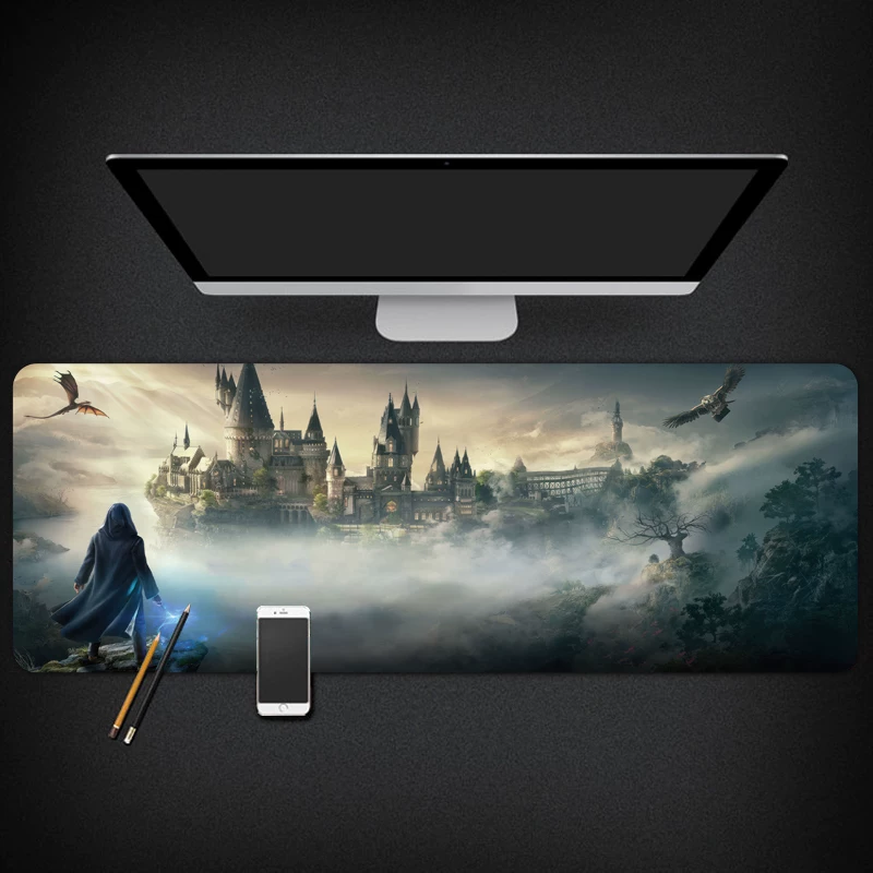 Память Hogwarts Hogwarts Game Peripheral Компьютерная клавиатура стол коврик для мыши экстра-лардж мыши Pad