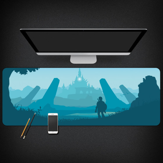 The Legend of Zelda: Breath of the Wild game peripheral mouse pad computer desk mat ins style oversized Japanese mouse pad