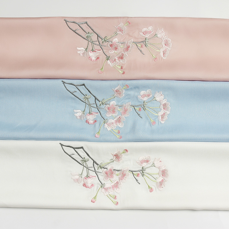 Peach bạc quần áo Trung Quốc thêu thêu ngực đầu váy quấn ngực Bra myrobalan yếm vải đính cổ - Vải vải tự làm vải dạ len