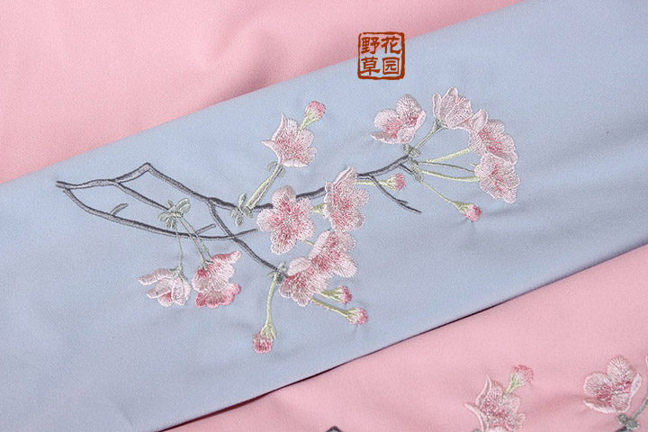 Peach bạc quần áo Trung Quốc thêu thêu ngực đầu váy quấn ngực Bra myrobalan yếm vải đính cổ - Vải vải tự làm vải dạ len