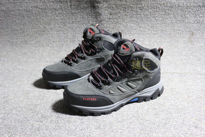 Foreign Trade men's shoes high-gang sandskin plus heat climbing shoes steel buckle ice skid nonstop outdoor hiking shoes cotton shoes