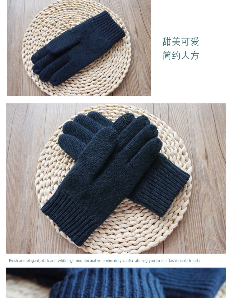 Gants pour homme CLASSIC     en de laine - Ref 2781464 Image 18