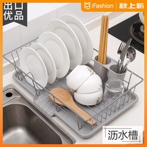 Place bowl rack sink drain rack sink sink sink dish tray tableware filter rack kitchen household drying dish storage rack