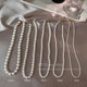 Pearl French style lazy high-end necklace