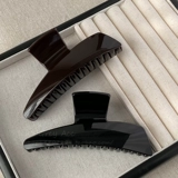 Небольшая дизайнерская акриловая большая заколка для волос, заколка-крабик, универсальная акула, тренд сезона, Южная Корея, простой и элегантный дизайн