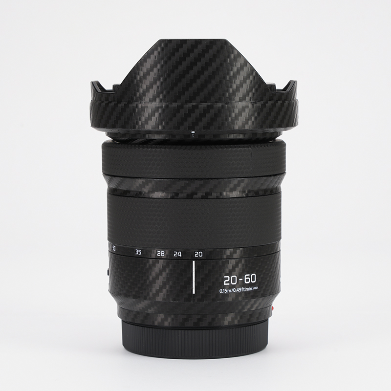 Suitable for Panasonic LUMIX S 20 60 F3 5-5 6 lens anti-collision strip film sticker carbon fiber camouflage 3M