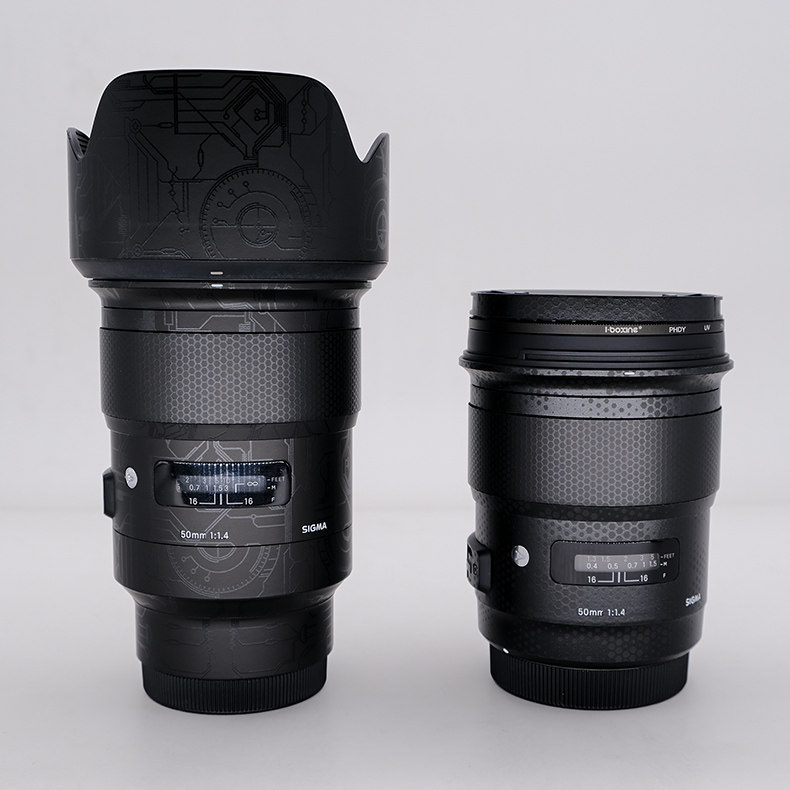 Защитная пленка для экрана фотокамеры 美本堂 适用于适马50f1.4佳能ef口镜头保护贴膜art碳纤维贴纸贴皮迷彩3m Mebont