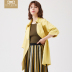 之 2018 mùa thu mới màu hoang dã áo khoác dài áo gió nữ DMH3A303 - Trench Coat áo khoác dù nữ Trench Coat