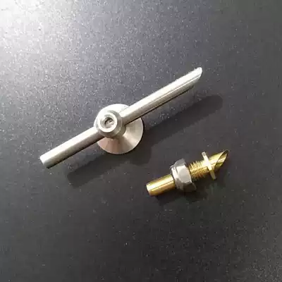 Ship mold water cooling inlet nozzle small boat tail machine with copper water scraping inclined water scraping nozzle inclined water scraping
