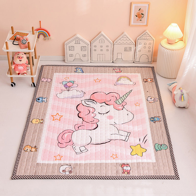 Baby crawling mat thickened tasteless household baby mat Environmental protection folding living room children's floor mat washable non-slip
