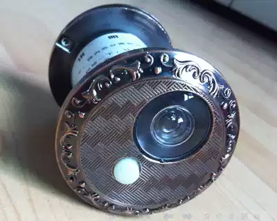 All-metal doorbell cat's eye anti-theft door cat's eye with doorbell 35-50 door eye Universal door mirror doorbell two-in-one