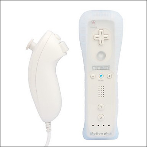 wii gaming host acceleration handle wii left and right handle sends silicone cover ten sling straight shank handle accessory-Taobao