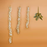 Симуляция глицерия Цветок фиолетовой фиолетовый потолочный цветок и виноградный внутренний интерьер виноградный виноградный висящий свадебный декоративные пластиковые винограды