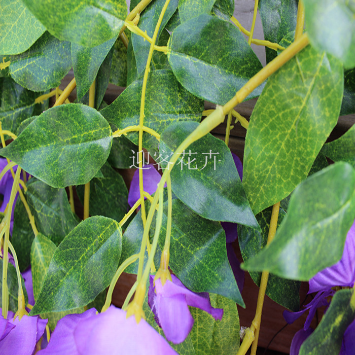 Mô phỏng Hoa Wisteria In màu Hoa đậu Trang trí đám cưới với Hydrangea Mô phỏng Sakura Chi nhánh đám cưới với Hoa Wisteria Hoa cẩm tú cầu - Hoa nhân tạo / Cây / Trái cây hoa giả để bàn