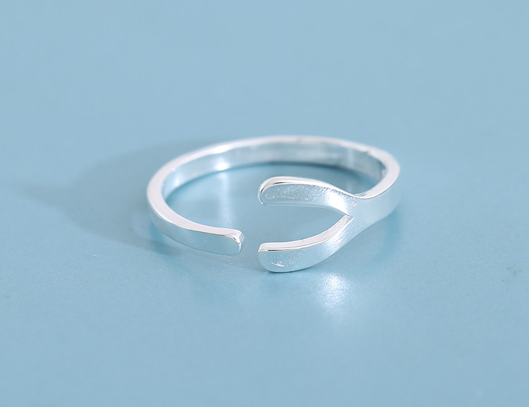 Silver Open Ring Set For Women Minimalist Style Designer Rings_voghion.com