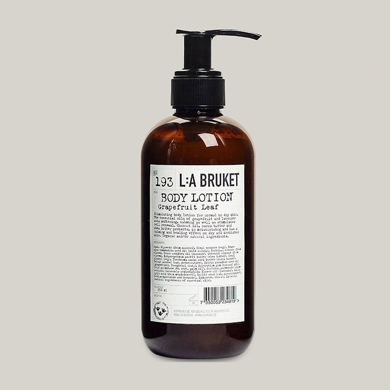 Send a trial package Sweden La L:A BRUKET plant essential oil body milk wild rose 113 Western grapefruit mandarin