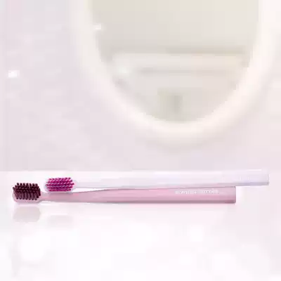 Spot Swiss Smile nude soft hair toothbrush two sets cherry red colored porcelain