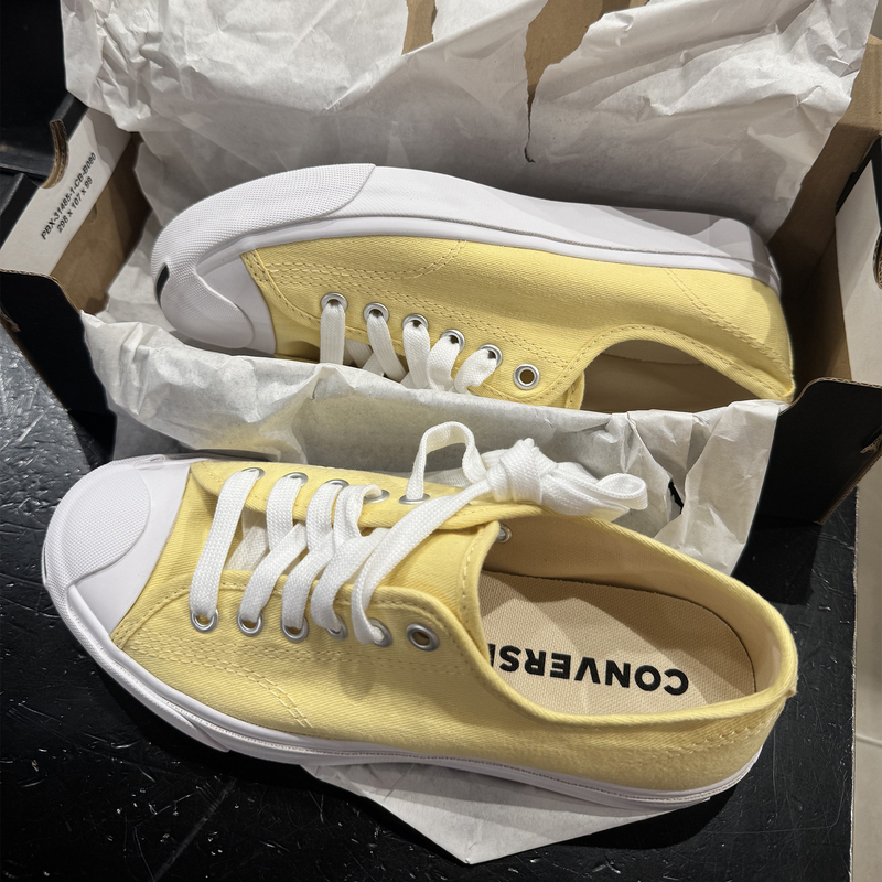 Authentic Converse Converse Cream Yellow Dopamine Candy Yellow Open Smile Low-Top Canvas Shoes A11964C Authentic Converse Converse Cream Yellow Dopamine Candy Yellow Open Smile Low-Top Canvas Shoes A11964C