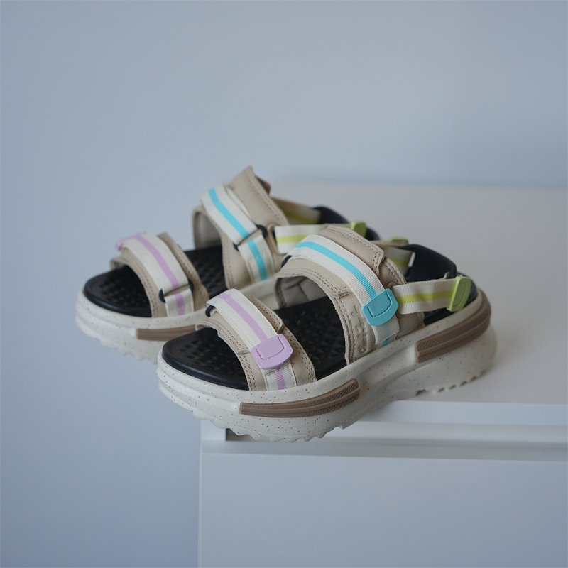 Authentic Converse Runstar Converse Velcro Colorful Sandwich Thick-Soled Sandals and Slippers A07611C