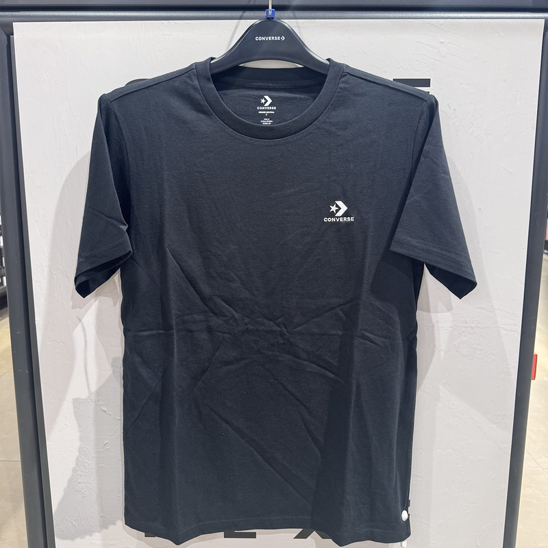 Authentic Converse Summer Style Unisex Simple Solid Color Star and Arrow Embroidered Short-Sleeve T-Shirt 10023876-A02 Authentic Converse Summer Style Unisex Simple Solid Color Star and Arrow Embroidered Short-Sleeve T-Shirt 10023876-A02