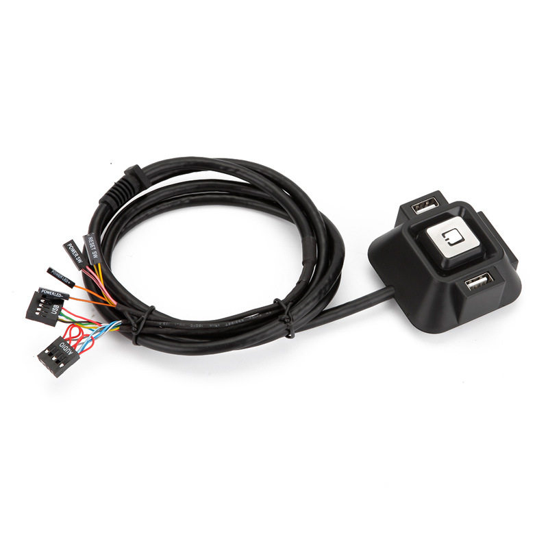 DIEWU USB2 0 Computer Desktop Switch Internet Cafe Home Office Desktop Host Shell Switch USB2 0 with Sound Card