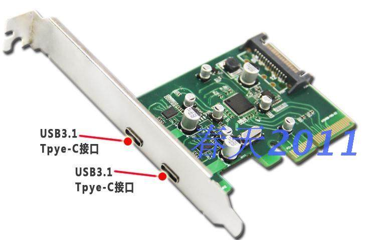New PCIe go USB3 1 Type-C PCI-E USB3 1 high-speed expansion card (s) 2-port ASM1142