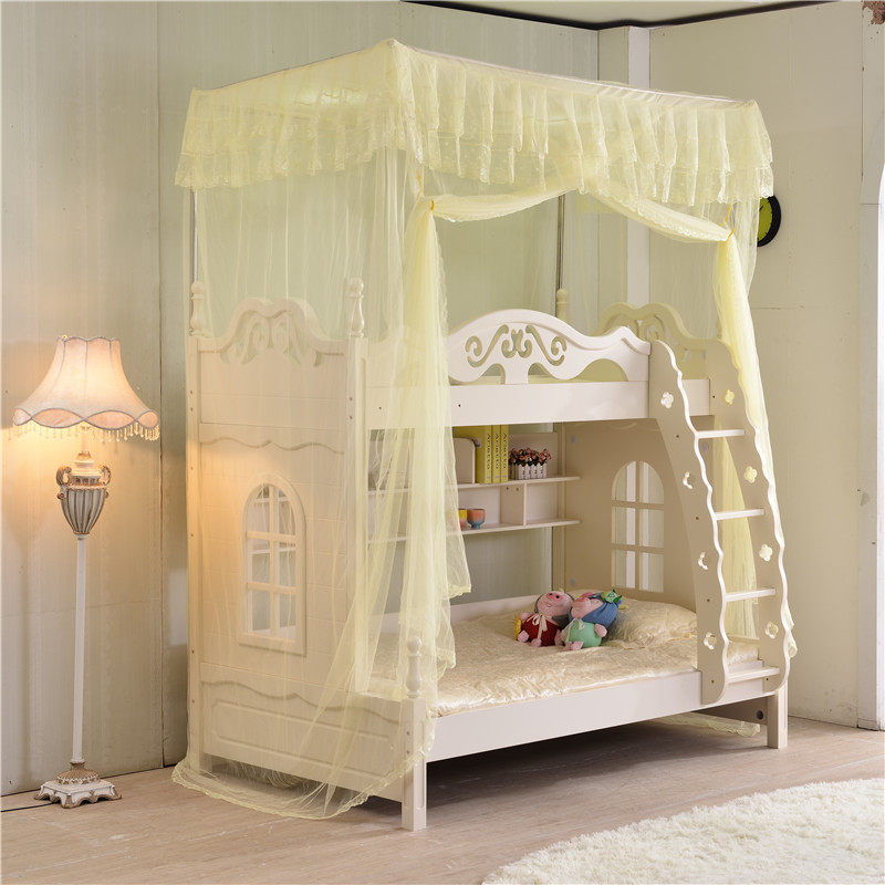 Wardrobe bed Mother and child bed mosquito net Bunk bed Children's bunk bed High and low bed Presser foot extension does not hit the wall