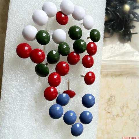 Decorative drawing nail round head nail color round head nail wooden nail sofa bubble nail press nail flat nail Big Head push nail