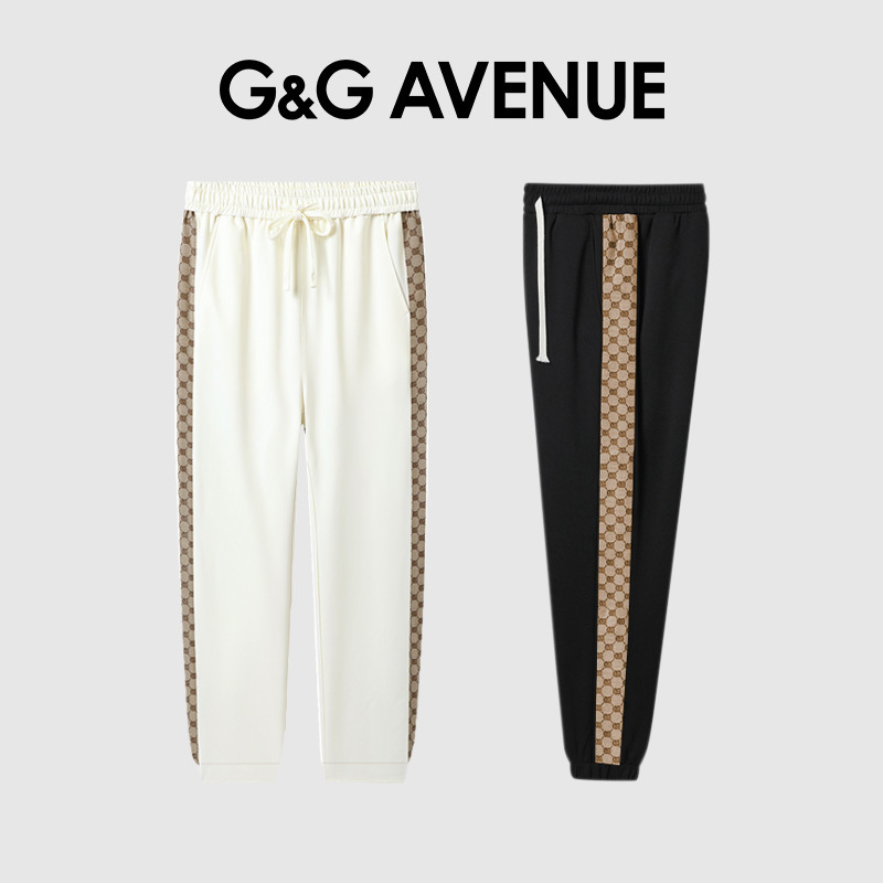 G＆G Avenue Spring Casual Pants for Men 2026 New Loose Sports Jogger Pants Fashionable Jogging Pants