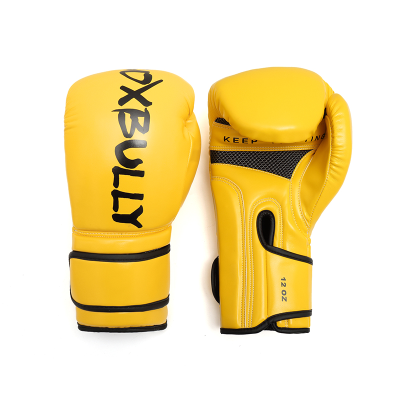 Boxbully Boxing Gloves for Sparring and Fighting, Suitable for Children and Adults, Men and Women, New Model Hzy041, Yellow Boxbully Boxing Gloves for Sparring and Fighting, Suitable for Children and Adults, Men and Women, New Model Hzy041, Yellow