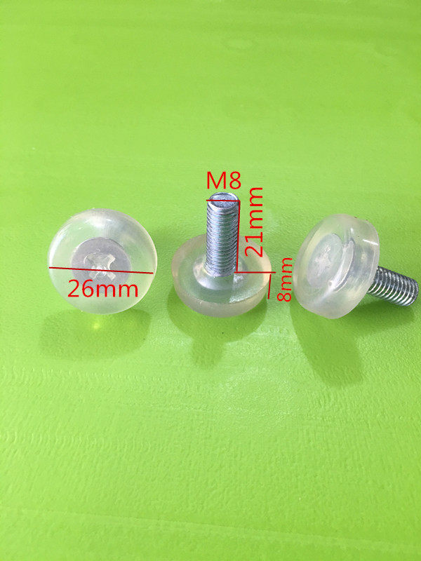 Transparent adjustment foot Adjustment foot adjustment foot foot foot foot foot cup adjustable foot M8X21