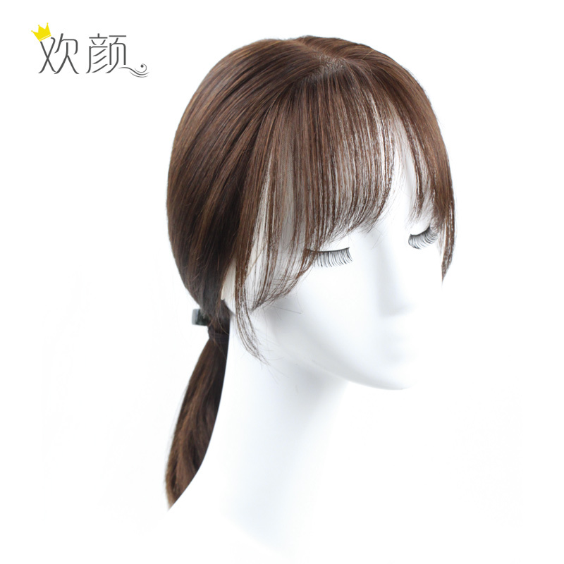 High-End Lace Front Wig, Seamless and Invisible, Made of Real Human Hair, Full Head Wig for Women, Medium-Length, Lightweight, Specially Designed for Bald Heads
