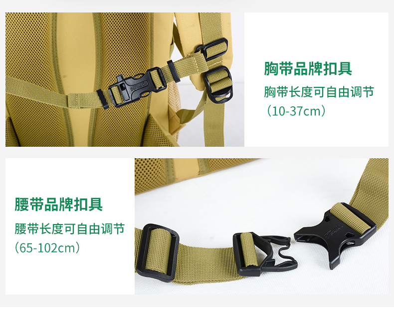 Dunbar cột Leo núi túi ngoài trời ba lô ba lô nam không thấm nước đi bộ đường dài túi nữ 50L dung tích lớn balo converse