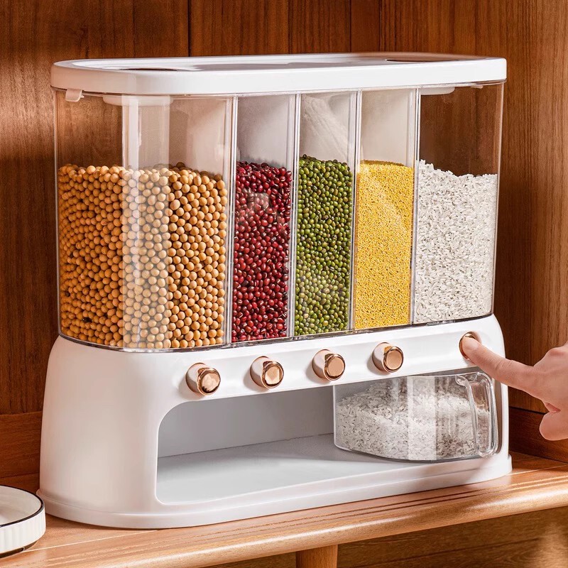Japanese Grain Storage Box Food-Grade Kitchen Storage Container Rice Bucket Household Insect-Proof Moisture-Proof Sealed Jar Japanese Grain Storage Box Food-Grade Kitchen Storage Container Rice Bucket Household Insect-Proof Moisture-Proof Sealed Jar
