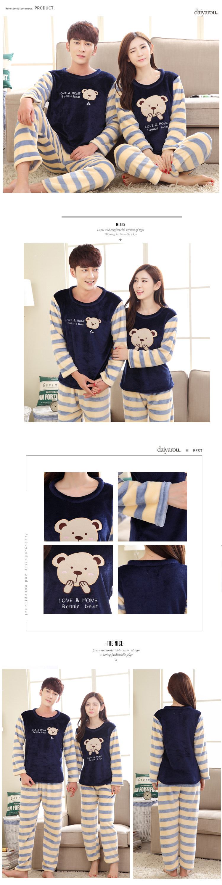 Pyjama mixte OTHER   en Polyester Polyester  à manches longues - Ref 3005037 Image 26