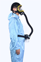 Electric air supply long tube respirator with lithium battery can be powered off Gas mask painting dust Pesticide chemical