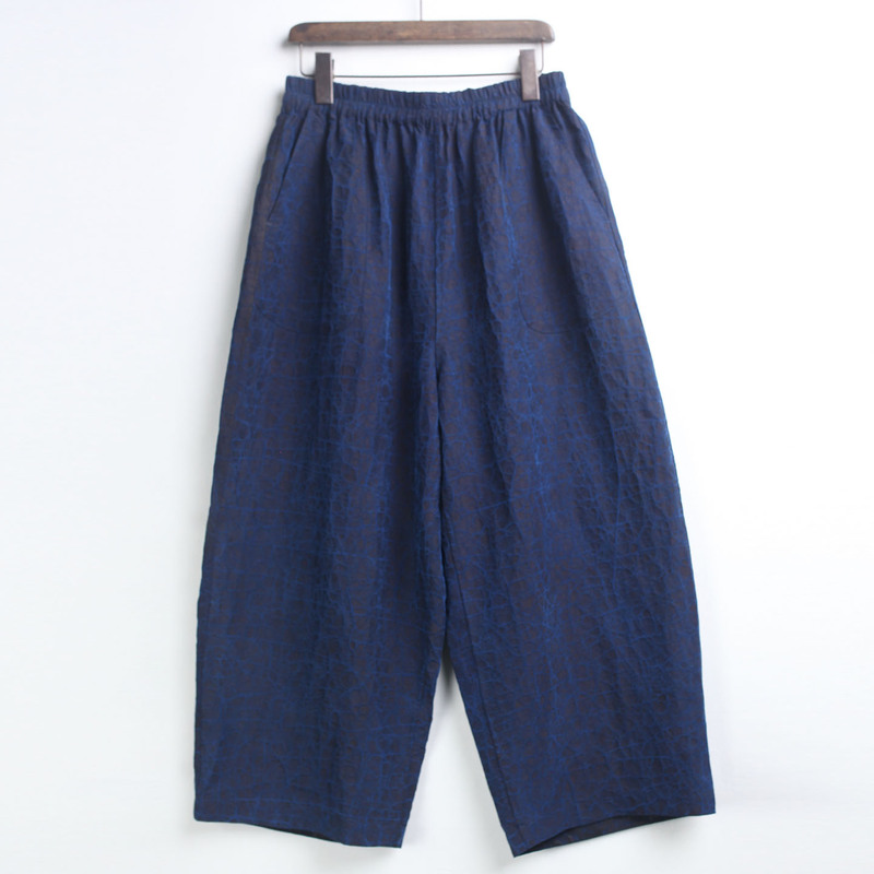 He Ni Original Design 100% Mulberry Silk Turtle Pattern Commuting Loose Versatile Women's Balloon Pants He Ni Original Design 100% Mulberry Silk Turtle Pattern Commuting Loose Versatile Women's Balloon Pants