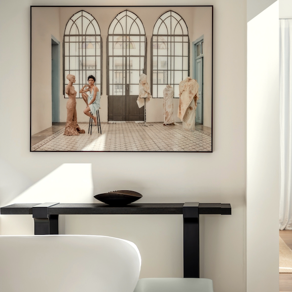 4618-16 Set of French Christian Liaigre Modern Minimalist Low-Luxury Style Interior Design Case Studies
