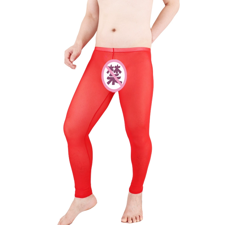 Quần cắt nam cho nam Quần pyjama Quần legging legging Sexy Quần lưới trong suốt Mid eo