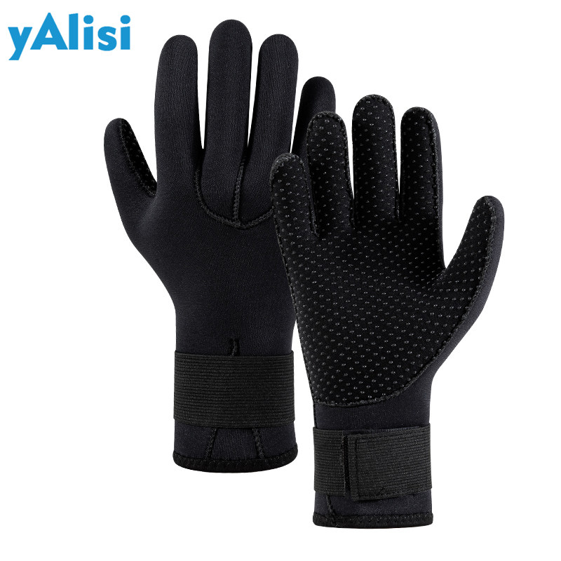 Diving gloves male 3mm warm anti-scratch swimming winter snorkeling equipment cold-proof thickened non-slip wear-resistant gloves female